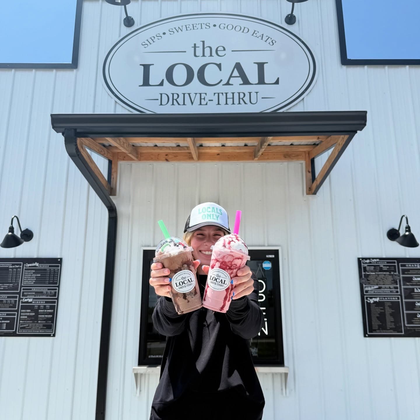 barista making specialty espresso drinks The LOCAL Drive-Thru Centerville TN