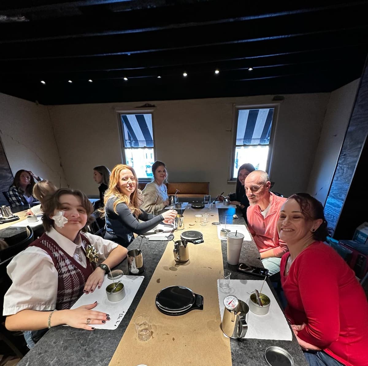 Group candle making session at MADE @ The Local in Centerville TN