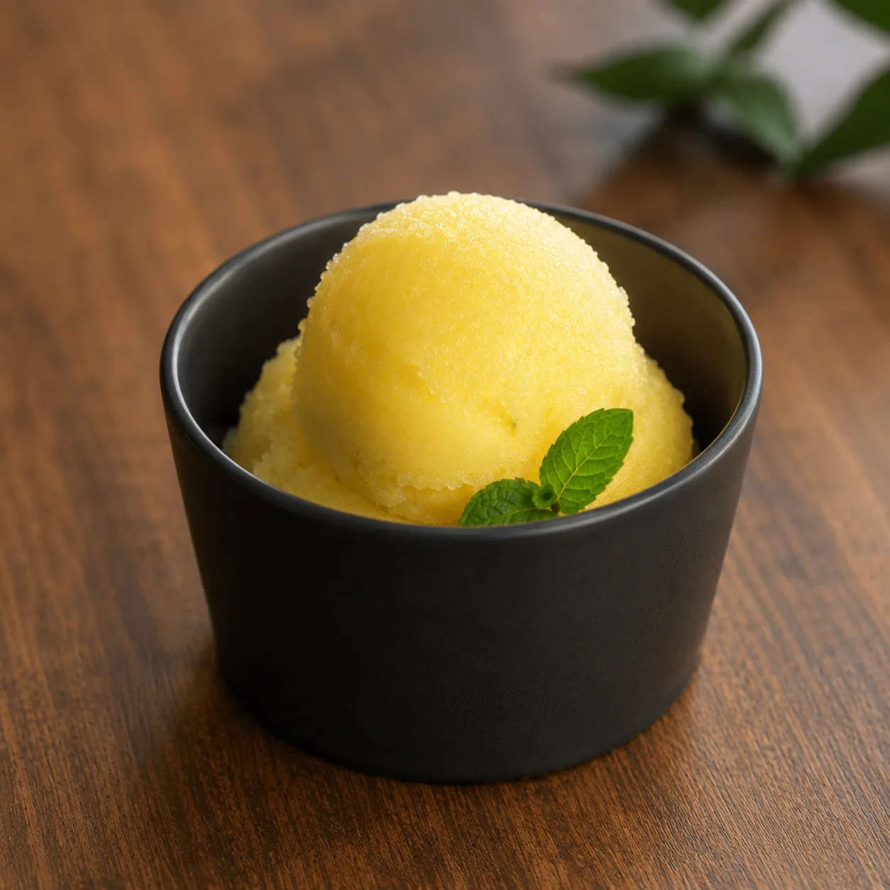 Lemon Sorbet served during The LOCAL Italian Experience